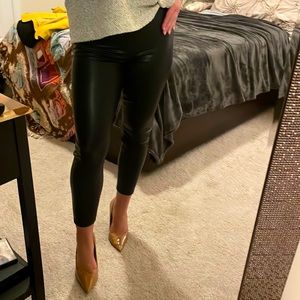 Fabletics Vegan Leather High Waisted Leggings🖤